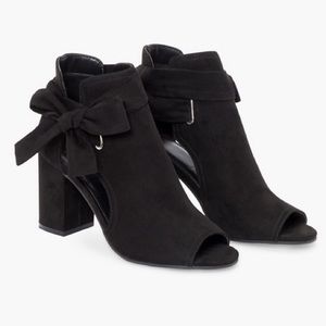 JustFab *NIB* Karine Peep-Toe Bootie